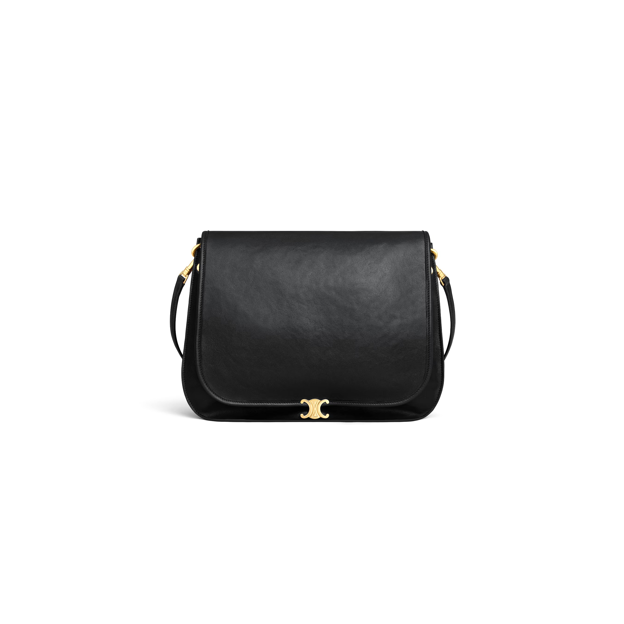 CELINE SOFT TRIOMPHE BESACE IN SUPPLE SHINY LAMBSKIN 123632T88.38NO (34*25*13cm) CELINE SOFT TRIOMPHE BESACE IN SUPPLE SHINY LAMBSKIN 123632T88.38NO (34*25*13cm)